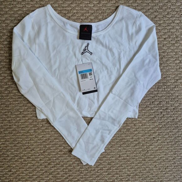 Jordan Flight Women's Crop Top Shirt Medium MSRP $50 - Picture 1 of 3
